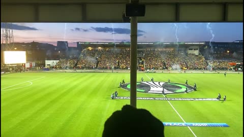 Bodø Glimt vs. AS Roma pre game atmosphere.