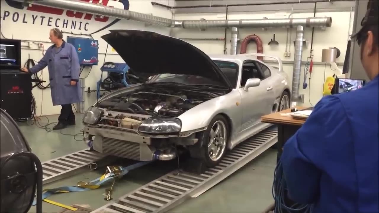 Toyota SUPRA (Twin Turbo) On The Dyno