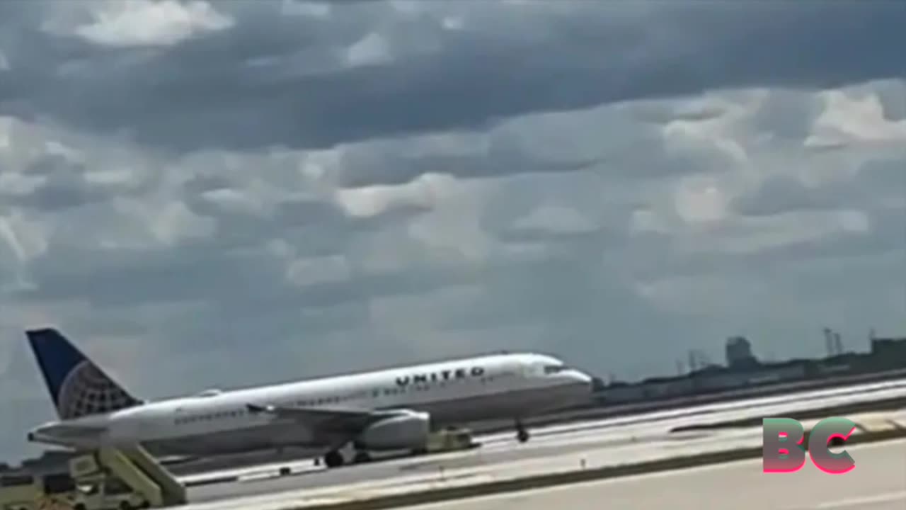 United Airlines flight catches fire just before takeoff halting arrivals at Chicago O’Hare