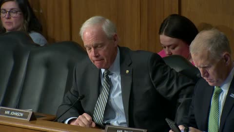 Senator Ron Johnson in Senate Finance Hearing 3.14.24