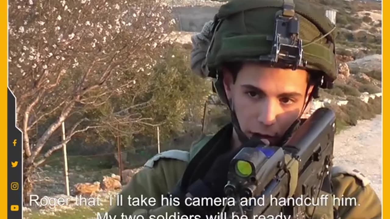 Palestinian youth challenges Israeli occupation