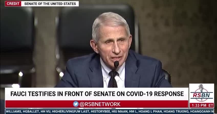 Fauci Gets MAD During Questions on His Tax Payer Funded Salary ($434k)