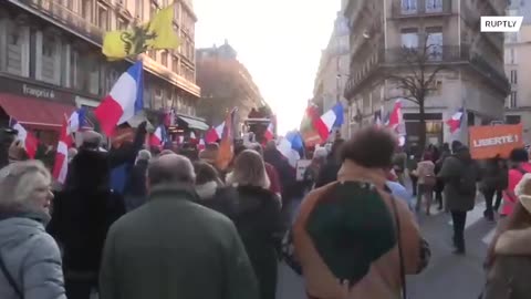 ❗️Today, thousands of protesters came to the anti-NATO rally in Paris