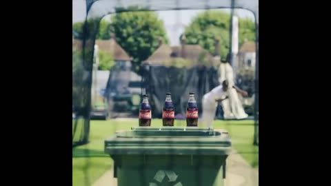 Bottle cap challenge...cricket greats..