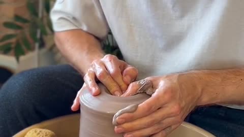 Decided to keep this one #pottery ##satisfying##asmr