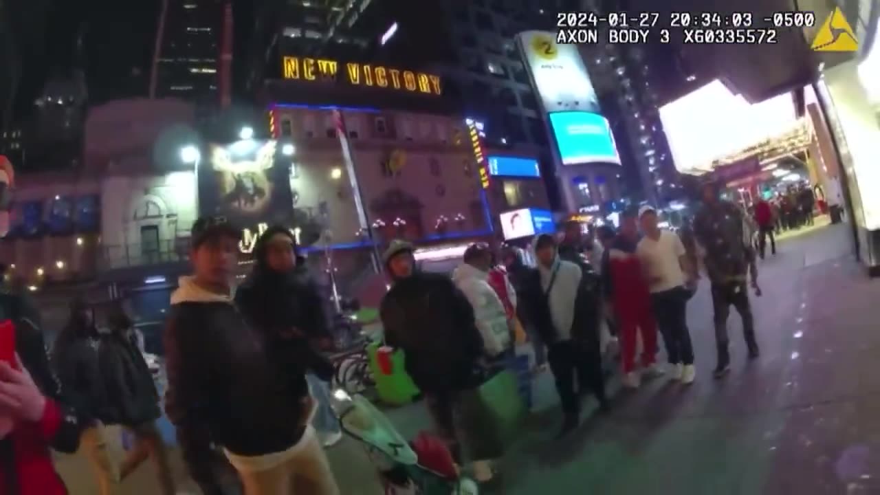 Newly released bodycam video shows NYPD cops beaten by illegal aliens in Times Square