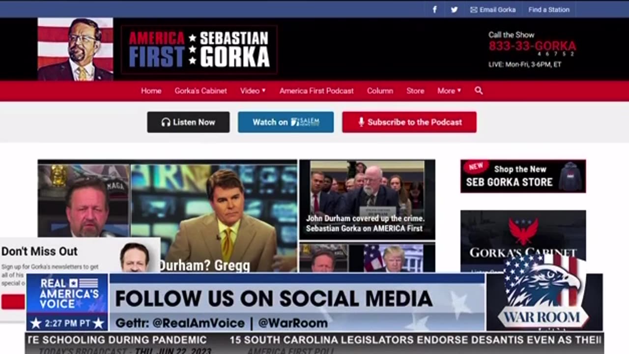 Biden Impeachment- Gorka