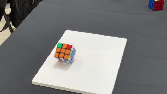 Self-solving Rubic's Cube