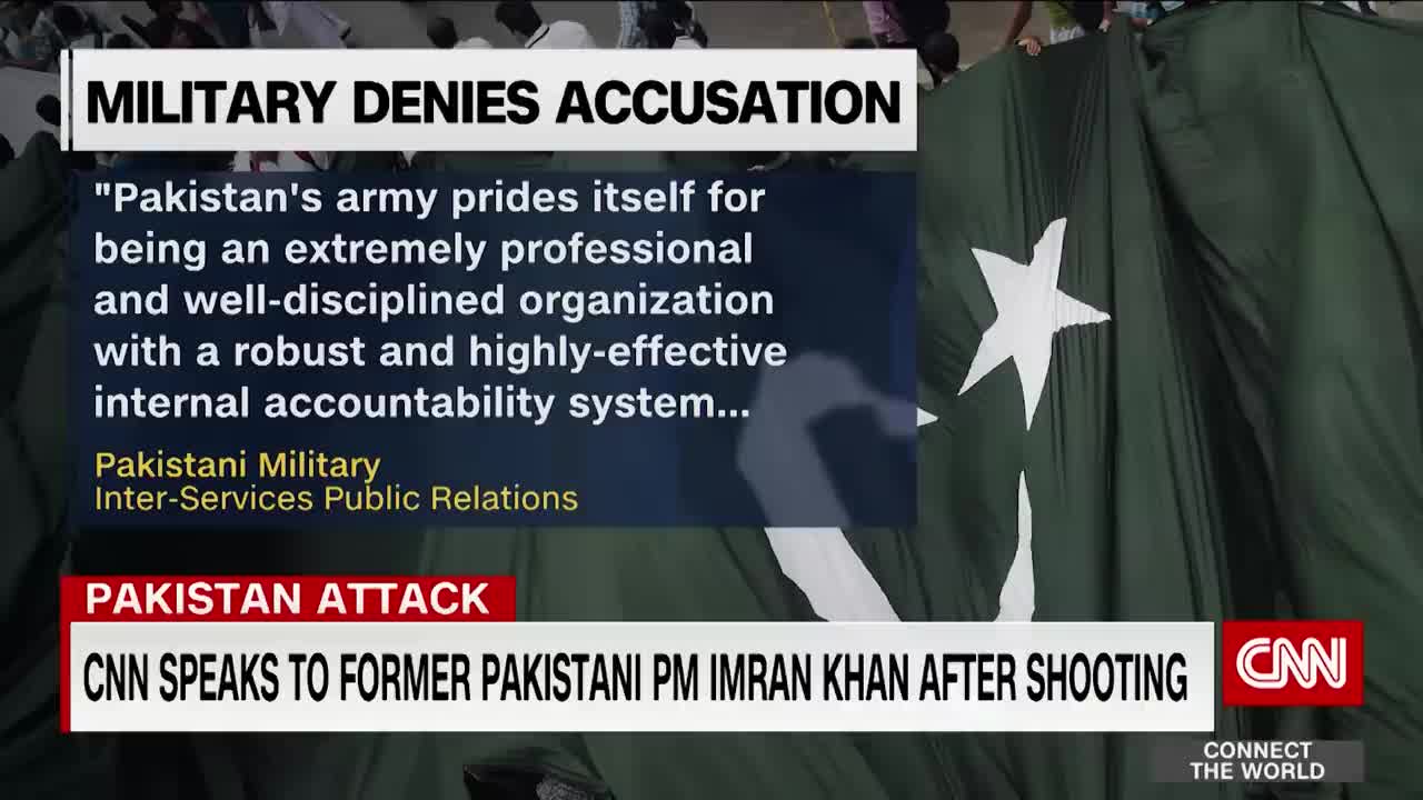 CNN anchor presses Imran Khan to provide evidence of government involvement in shooting