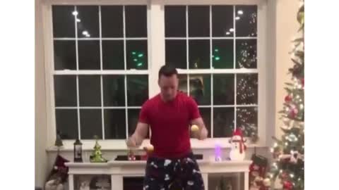 Most impressive ball bouncing trick