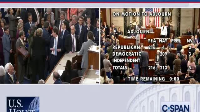 House Adjourning Until Thursday After McCarthy Lost 6th Round of Voting for House Speaker