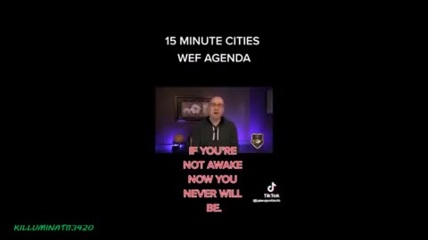 15 Minute Cities WEF Agenda