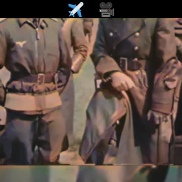 German Pilots Fly and Land West to Be Captured by US Troops - Daring COLOURIZED Footage 🇩🇪✈️🇺🇸🎥