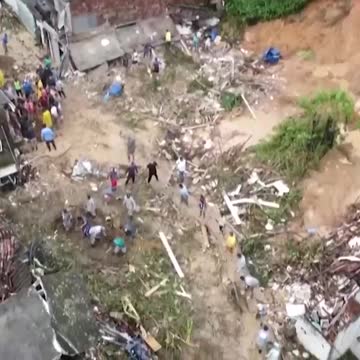 Brazil, flood was caused by heavy rains, at least 84 people were killed and more than 50 missing