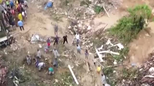 Brazil, flood was caused by heavy rains, at least 84 people were killed and more than 50 missing