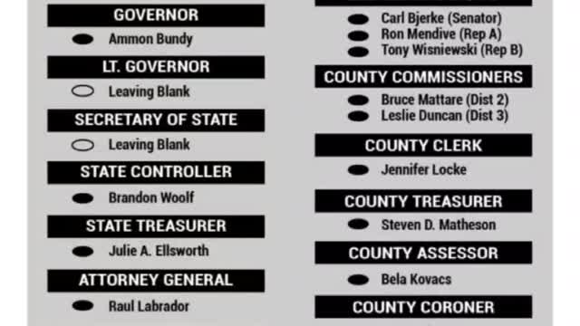Kootenai County Spectator Recommended Nov. 8 Ballot