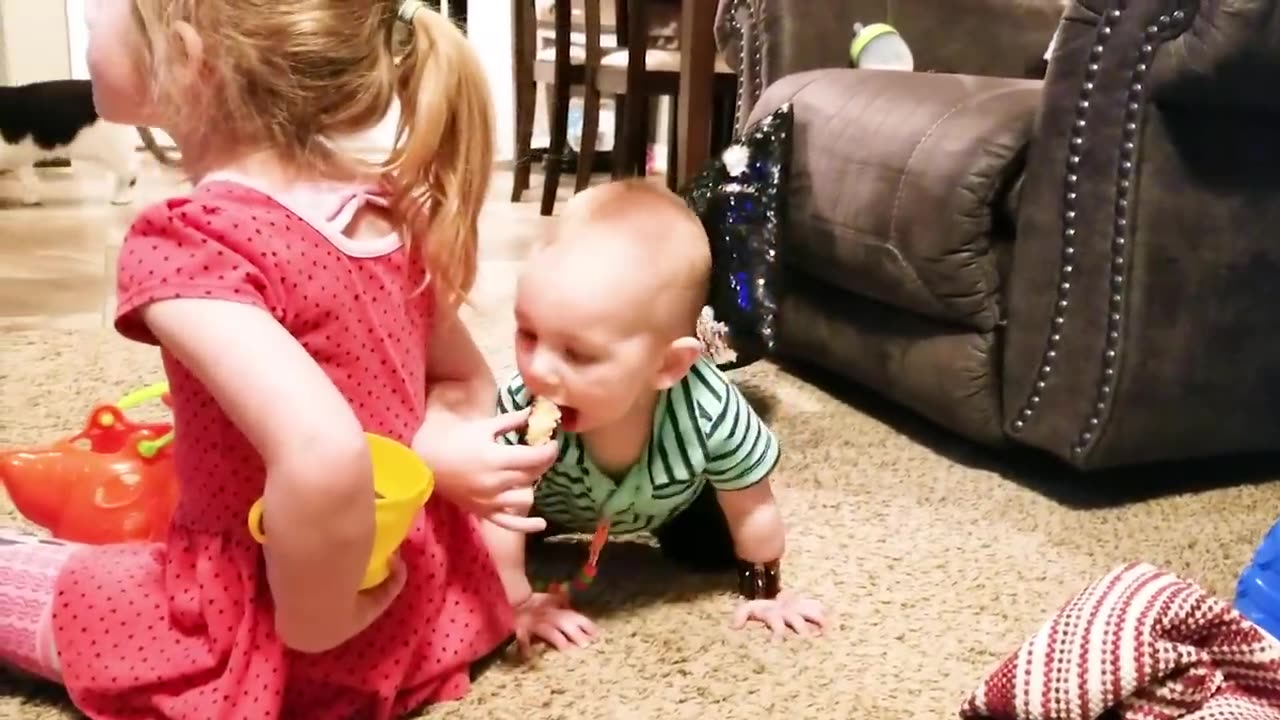 Funny Naughty Sneaky Babies Steal - Cute Baby Videos