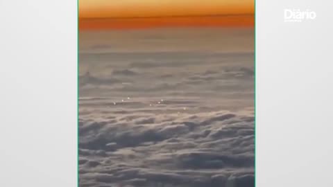 Piloto avista frota de ovnis,ufo uap