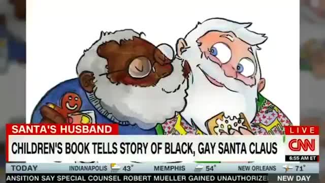 CNN Promotes Children’s Book That Depicts Santa Claus As Gay Man