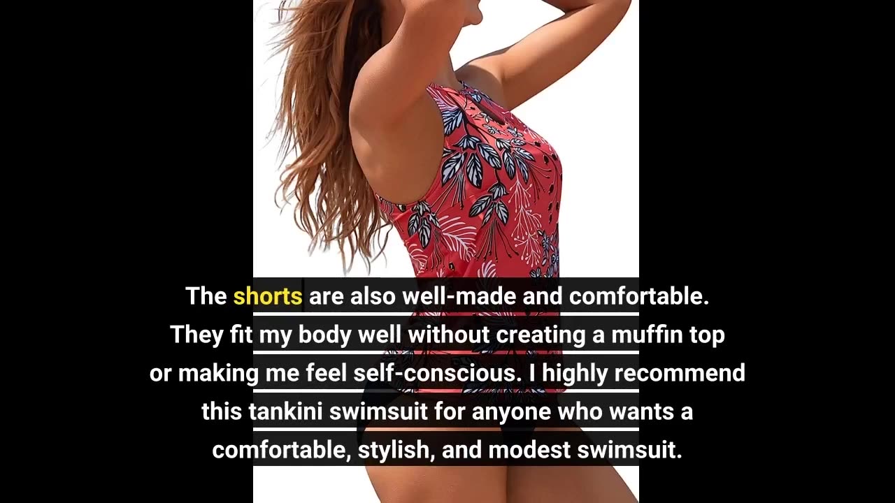 Honest Reviews: Yonique Womens Tankini Swimsuits Athletic Two Piece Tummy Control Bathing Suits...