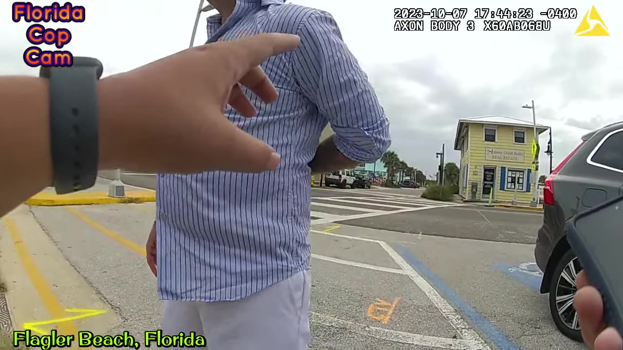 Obnoxious Florida Man Busted for Disorderly Intoxication - Flagler Beach, Florida - October 7, 2023