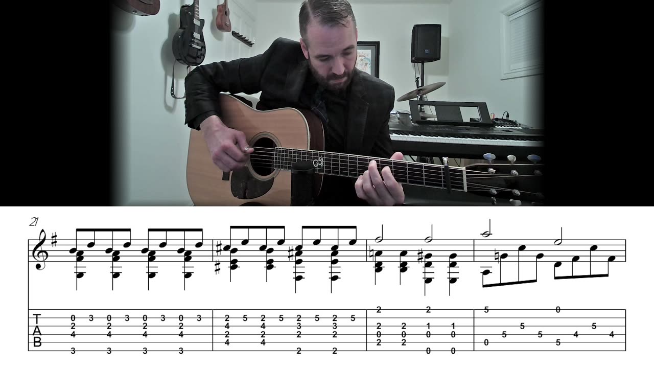 Over the Rainbow - Fingerstyle Guitar Lesson (Sheet Music + TAB)