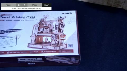 ROKR Classic Printing Press Day 1 - Just Rest Your Eyes (JRYE#570)