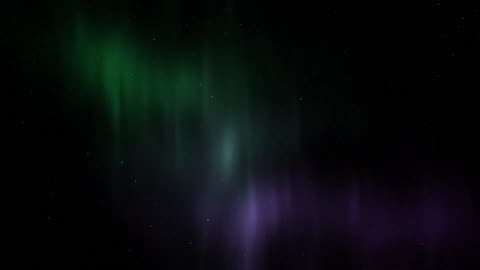 Aurora Borealis in Sky Stock Footage