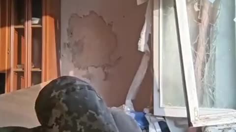 A fragment of the urban battle in Bakhmut