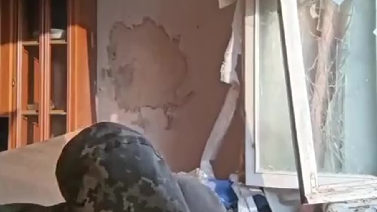 A fragment of the urban battle in Bakhmut