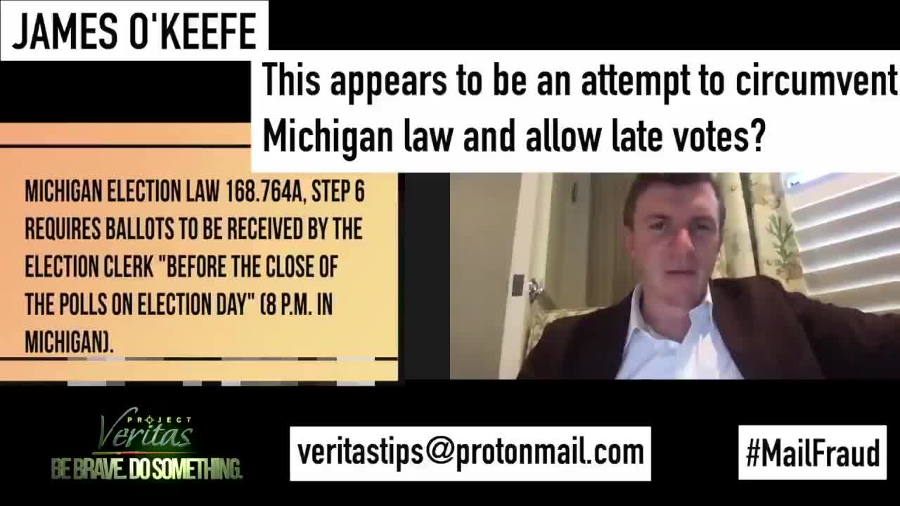 Election Mail fraud exposed by a worker to project Veritas