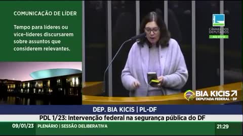 Bia Kicis representado o povo