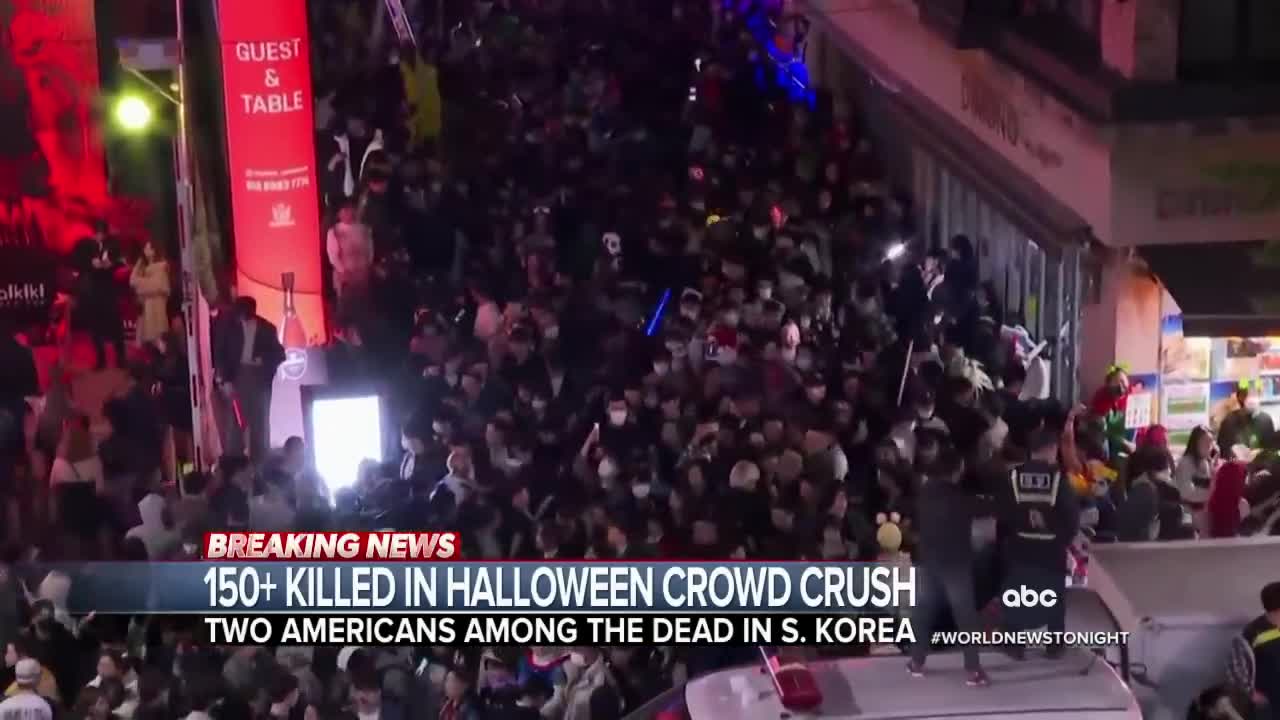 More than 150 killed in Seoul crowd crush