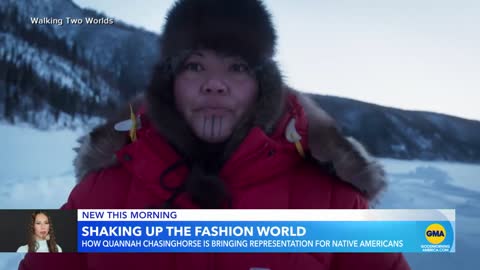 Native American model brings representation to fashion world _ GMA