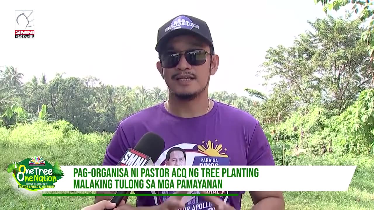 Pag-organisa ni Pastor ACQ ng tree planting malaking tulong sa mga pamayanan