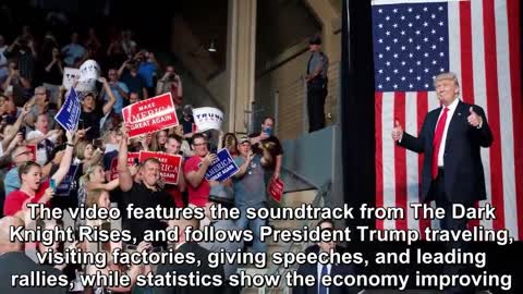 Donald Trump shared a video previewing the 2020 presidential campaign