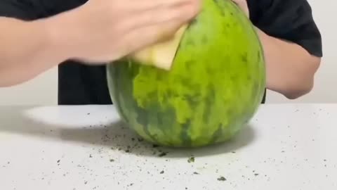 Watermelon turn into marble is it possible