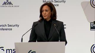 VP Harris emphasizes the United States support for Ukraine during Munich speech