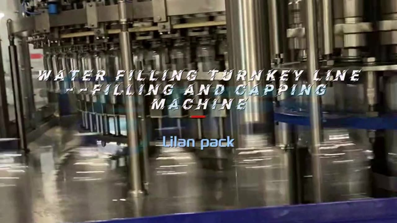 Water filling turnkey line——filling and capping machine #packaging#waterfilling#foryou#machine