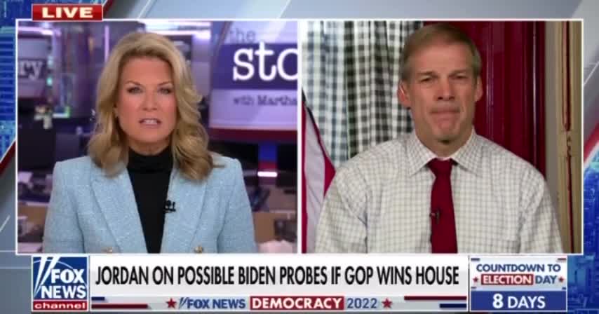 Jim Jordan On possible Biden probes if GOP wins house