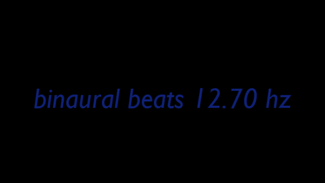 binaural beats 12.70hz HarmonicBinauralTones MindSoothing BinauralPeace