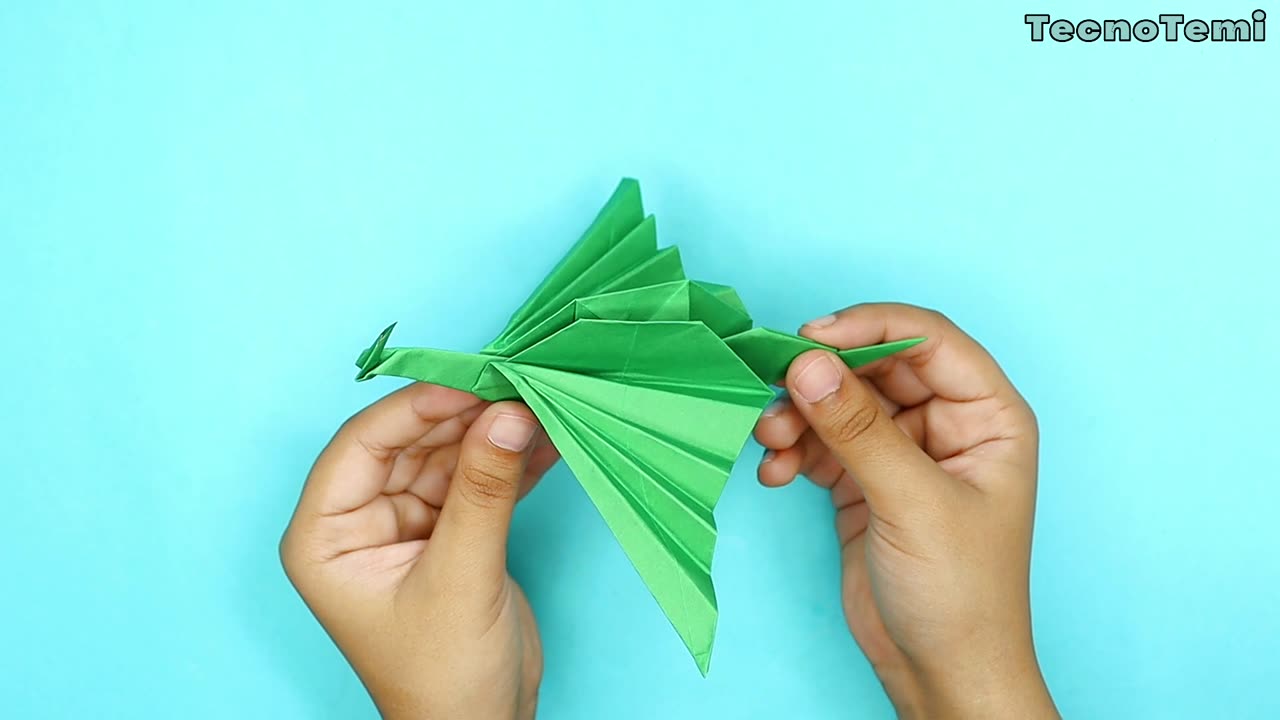 Origami: How to make a flying dragon