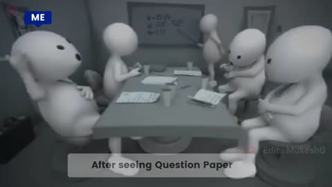 When you go to Exam Hall without Preparation ~ Funny Meme ~ Edits MukeshG