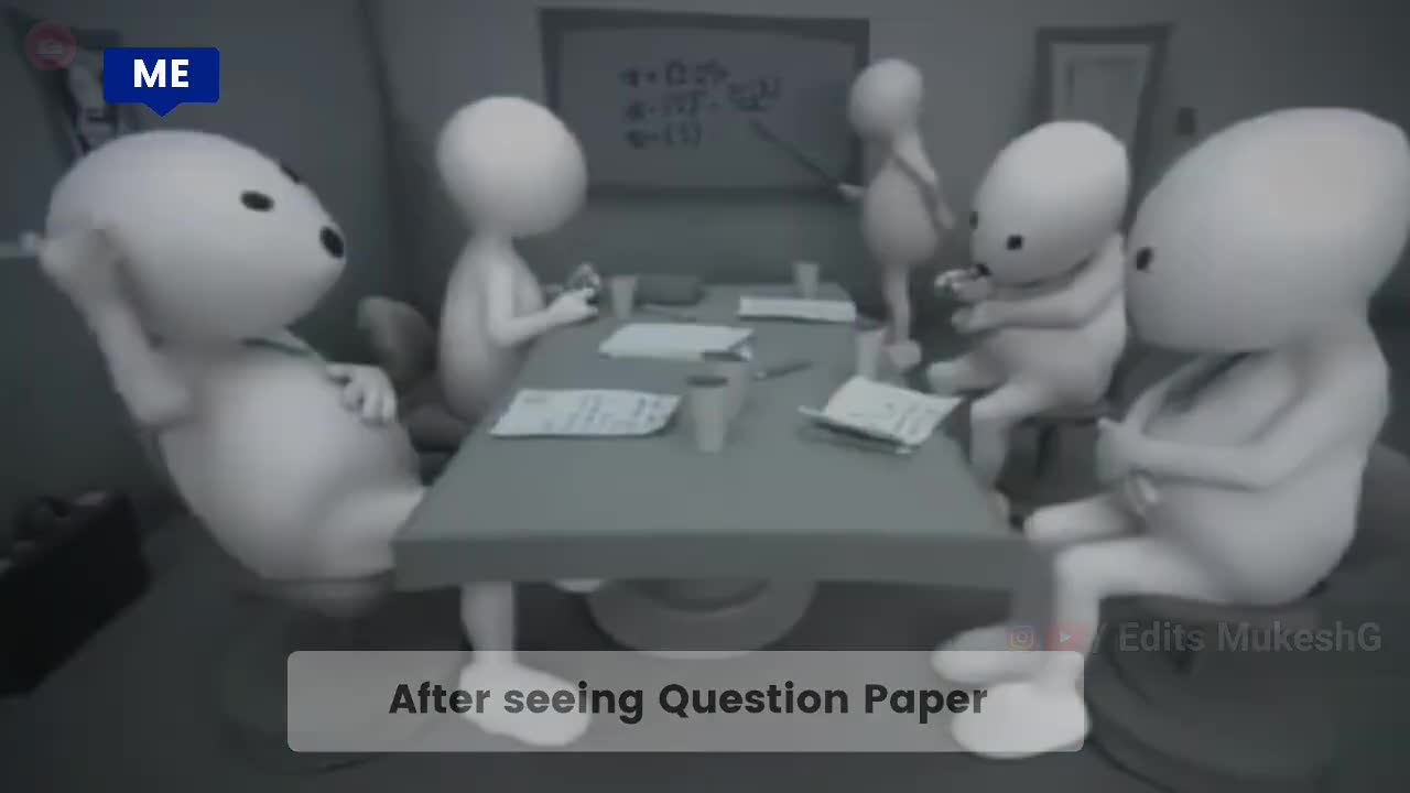 When you go to Exam Hall without Preparation ~ Funny Meme ~ Edits MukeshG