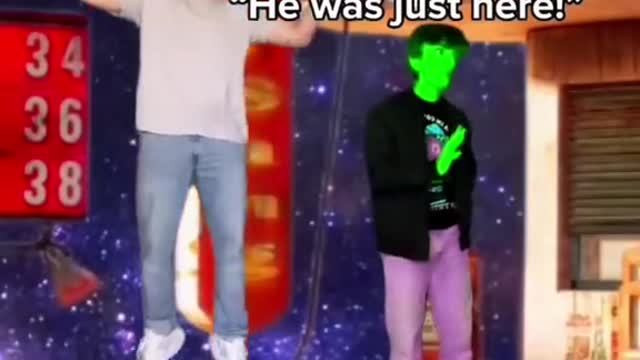 WHEN YOU JUMP TOO HIGH ON THE TRAMPOLINE!