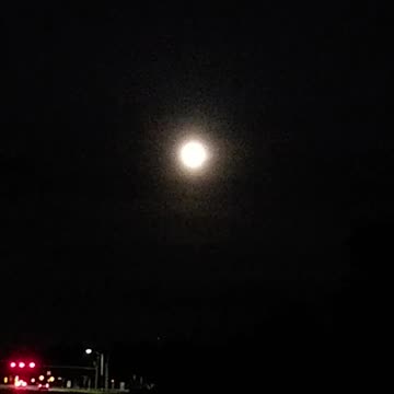 GLOWING FULL MOON OVER SARASOTA!