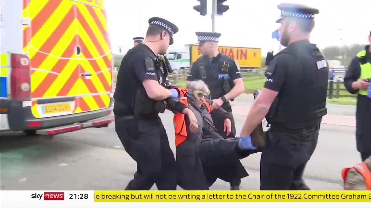 'Just Stop Oil' activists glue their hands to roads and tankers in protest