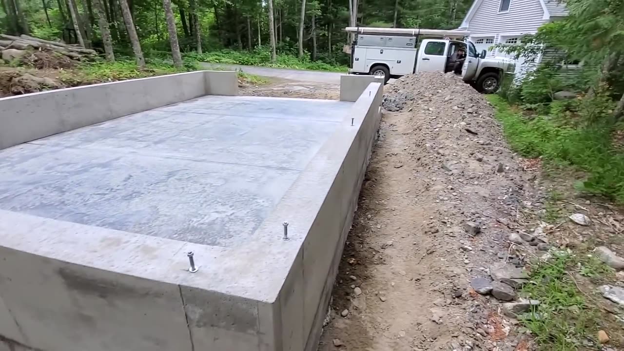 DIY Concrete Foundation for a Garage or Shed (With Curb Wall!)