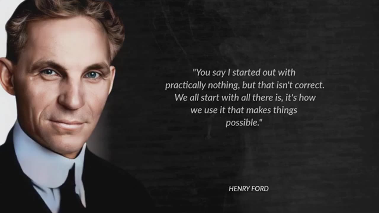 Henry Ford life's changing quotes