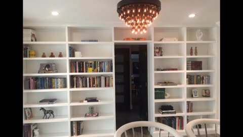 BOOKSHELVES FOR FOYER #90